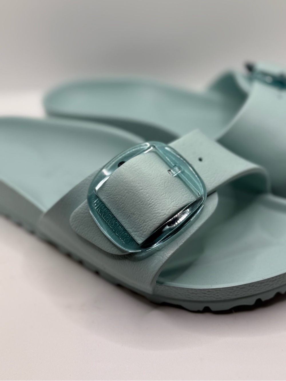 Birkenstock Madrid EVA Big Buckle Sandal Color: Sage Green Size: US 6-6.5/ EU 38